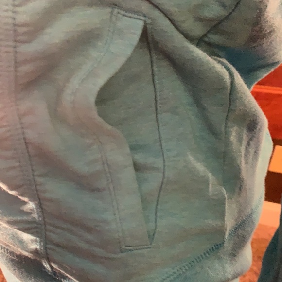 Women's Turquoise CHAMPION HOODIE SMALL - Picture 4 of 12